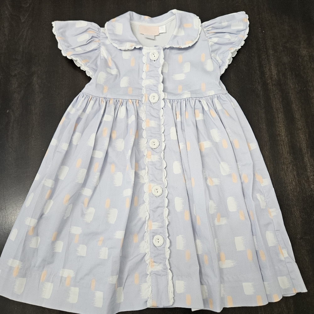 HARRISON BELL BY HUNTER BELL Harper Dress, Painted Sunset size 3 years